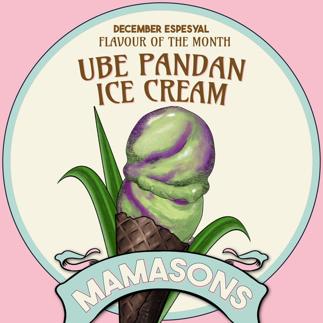 Winter Treats: Discovering Mamasons Dirty Ice Creams December Flavour- Ube Pandan