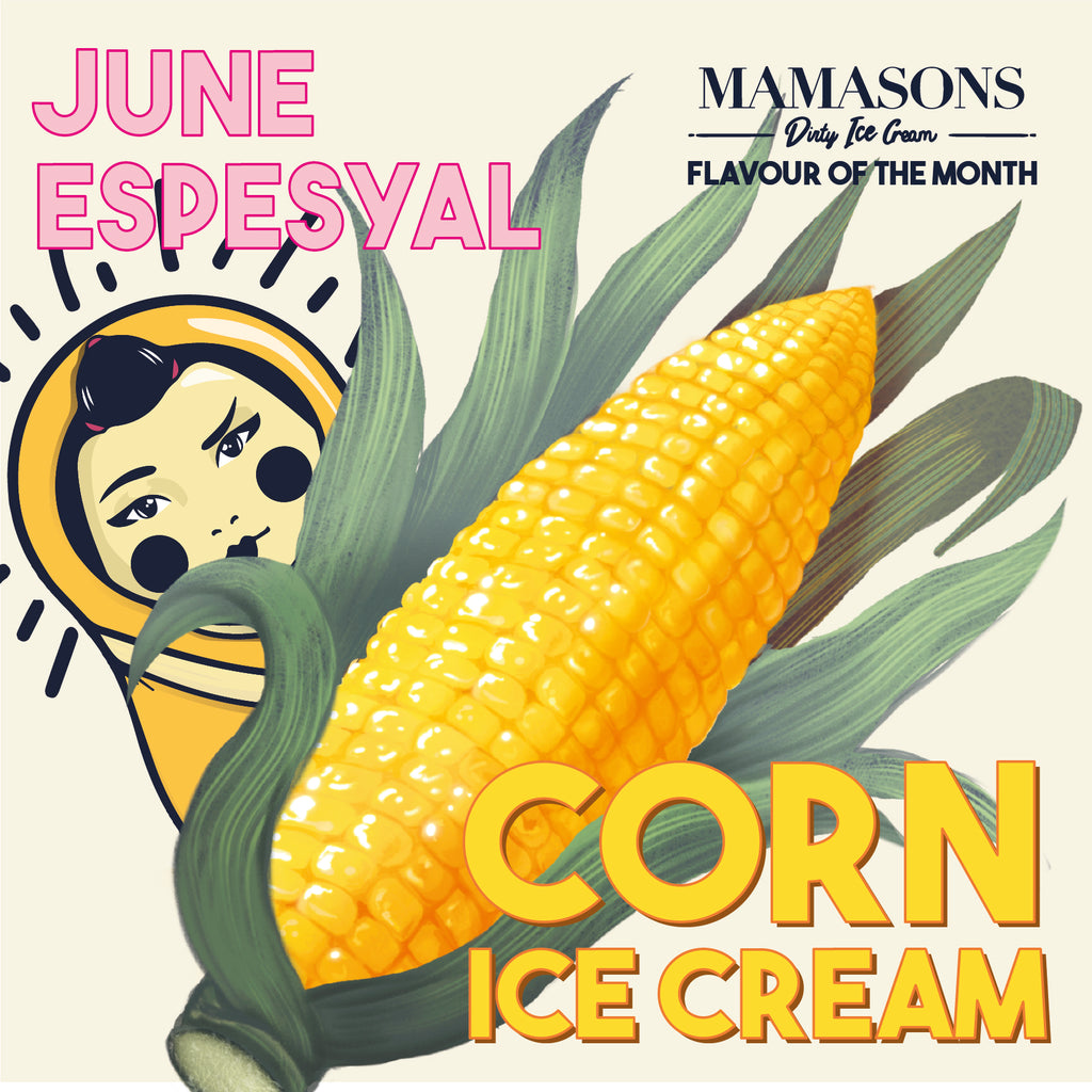 Corn Ice Cream is our Espesyal Summer Flavour of June