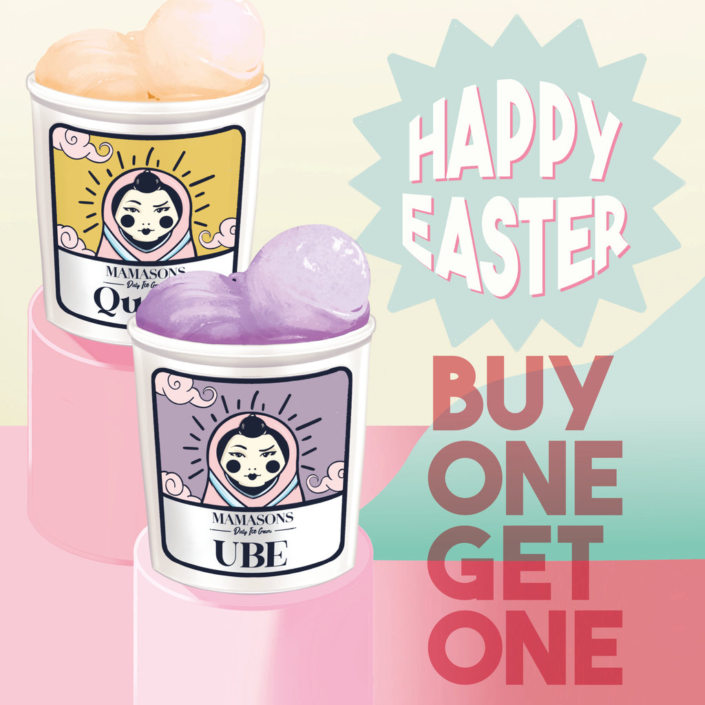 Buy One Tub Get One Free this Easter Weekend at Mamasons